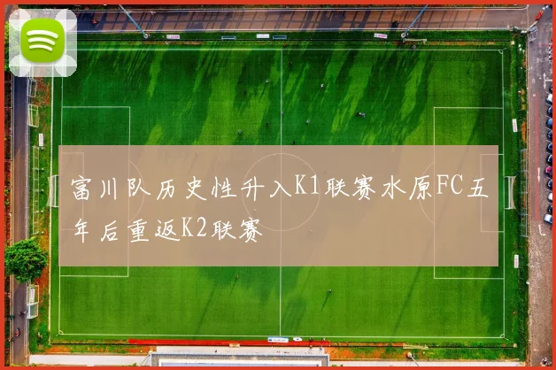 富川队历史性升入K1联赛水原FC五年后重返K2联赛